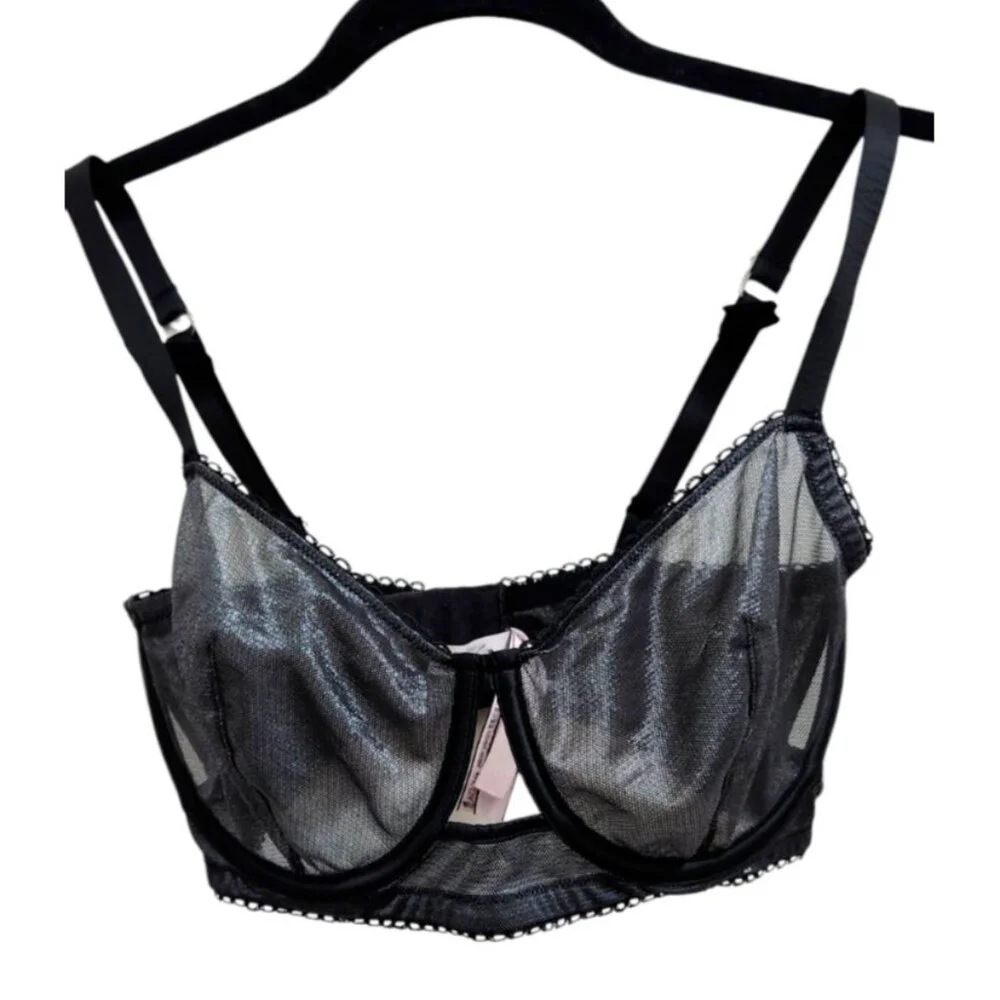 Victoria’s Secret Dream Angels Mesh Balconette Bra Size 36DD